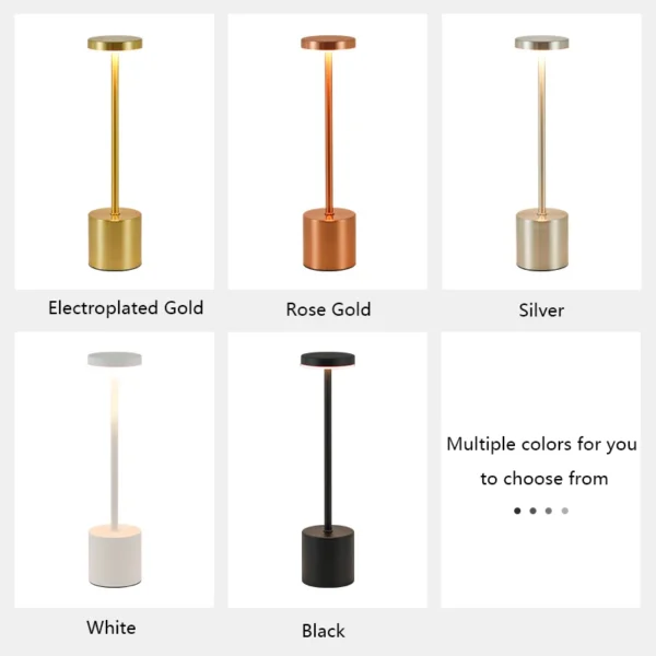 Minimalist LED Table Lamp – Touch Control & USB-C - Image 2