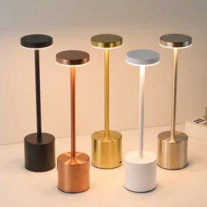 Minimalist LED Table Lamp – Touch Control & USB-C