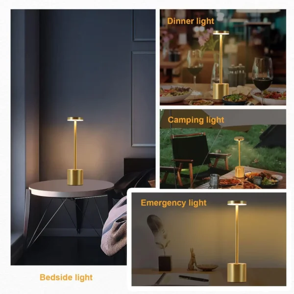 Minimalist LED Table Lamp – Touch Control & USB-C - Image 6