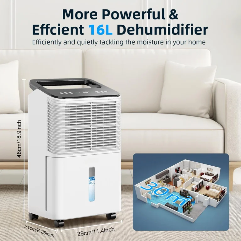 16L/Day Smart Dehumidifier . Ultra-Quiet, Auto Mode, Central Control, 24h Timer | For Rooms up to 30 m² - Image 6