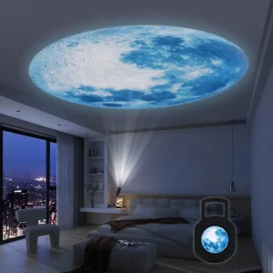 Blue Planet Moon Lamp    Soft LED Light for Calm Nights