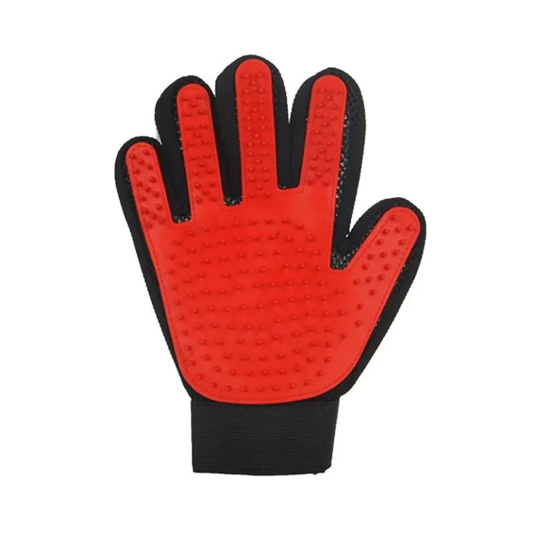 Pet Grooming Glove  Easy Hair Removal & Massage for Cats and Dogs - Image 4