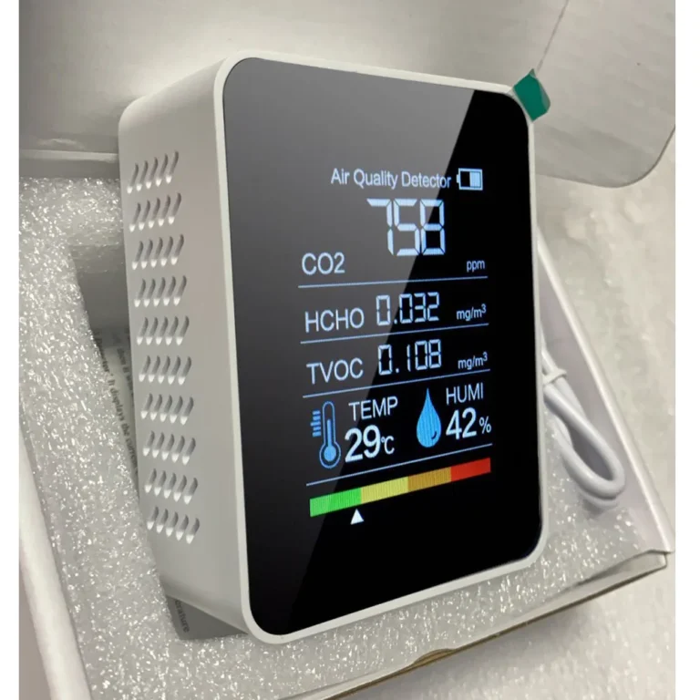 WiFi Air Quality Monitor – CO₂, PM2.5, TVOC, HCHO - Image 2