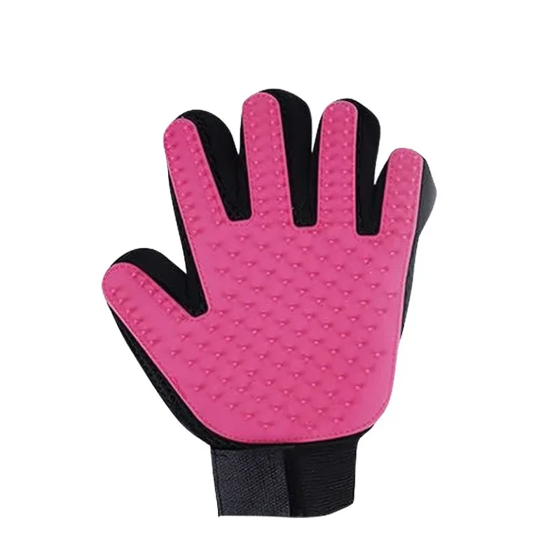 Pet Grooming Glove  Easy Hair Removal & Massage for Cats and Dogs - Image 5