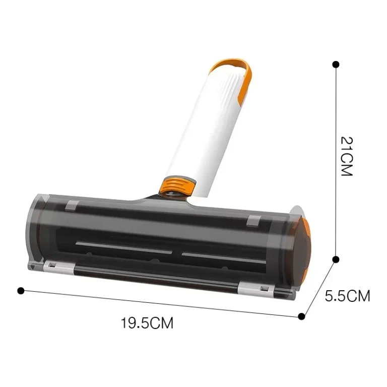 Portable Pet Hair Remover Roller       Washable, Manual, Dual-Direction Design for Dog & Cat Fur on Furniture & Bedding - Image 5