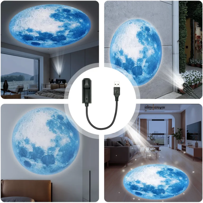 Blue Planet Moon Lamp    Soft LED Light for Calm Nights - Image 3