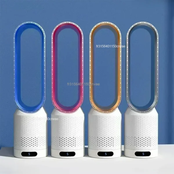 Bladeless Air Circulation Fan – Boost Indoor Air Quality, Quiet Cooling for Healthy Living - Image 2