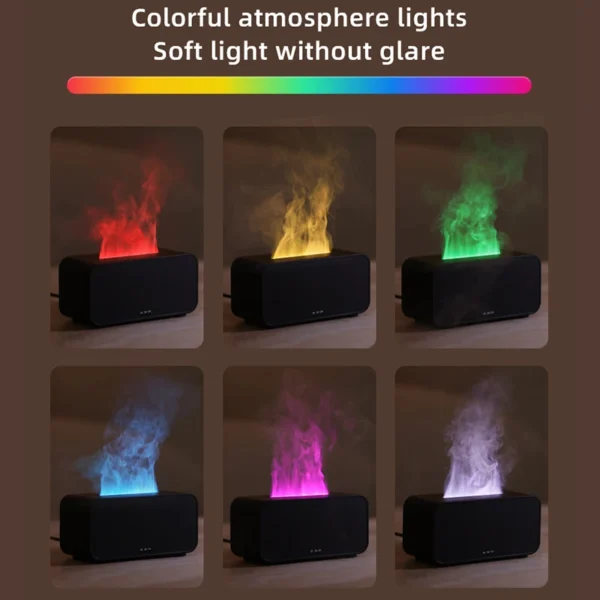 Mini Flame Aroma Diffuser – Ultrasonic Cool Mist & LED Mood Light - Image 3