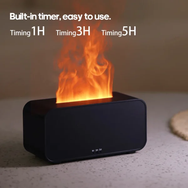 Mini Flame Aroma Diffuser – Ultrasonic Cool Mist & LED Mood Light - Image 4
