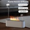 Humidificador Ultrasónico con Efecto Llama y LED 7 Colores – Difusor de Aromas para Hogar y Oficina