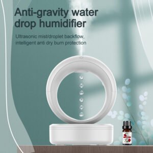 Humidificador Antigravedad con Gotas Flotantes – Niebla Fría Ultrasilenciosa y Diseño Futurista